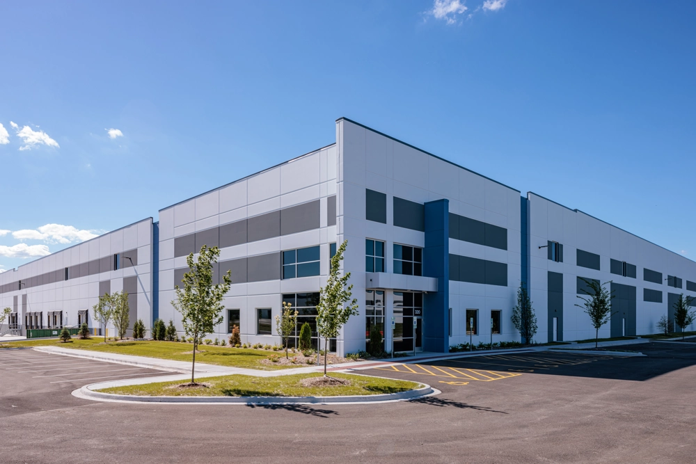 exterior of industrial building